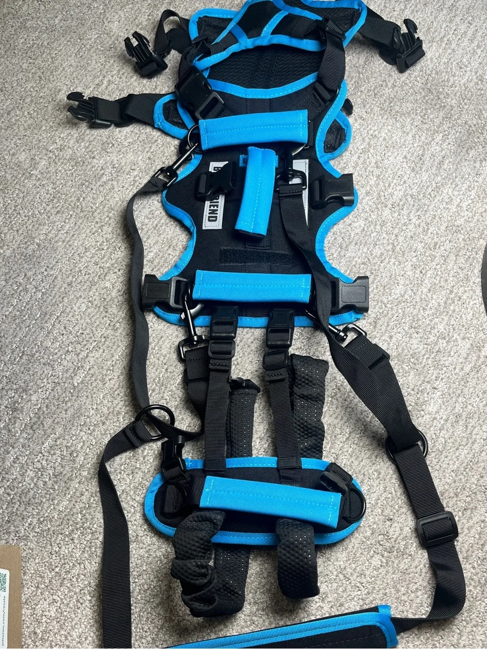 Lafoty Dog Lift Harness For Male Dogs (Medium, Black) 563/DC-3:v